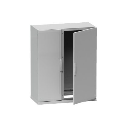   SCHNEIDER NSYPLAZ7123G PLA nyitott fenekű műanyag szekrény (750*1250*320) Thalassa Üvegszállal erősített poliészter Szürke (RAL 7035) IP54