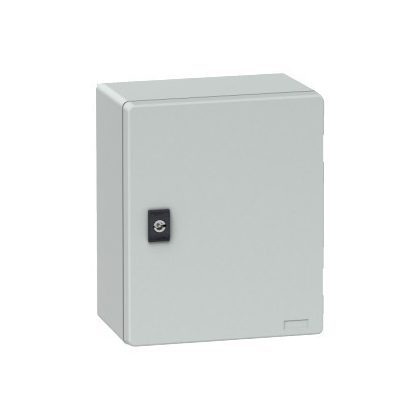   SCHNEIDER NSYPLM3025BG Elosztószekrény teli ajtóval (300*250*160) bakelit szerelőlemezzel Thalassa Üvegszállal erősített poliészter Szürke (RAL 7035) IP66