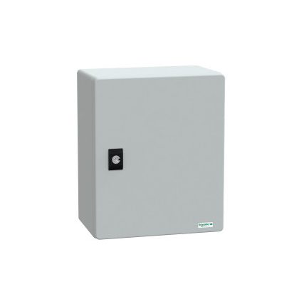   SCHNEIDER NSYPLM3025G Elosztószekrény teli ajtóval (300*250*160) Thalassa Üvegszállal erősített poliészter Szürke (RAL 7035) IP66