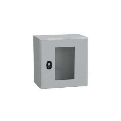   SCHNEIDER NSYS3D3320T S3D elosztószekrény H300xW300xD200 üveg ajtóval