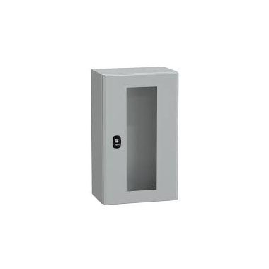 SCHNEIDER NSYS3D5320T S3D elosztószekrény H500xW300xD200 üveg ajtóval