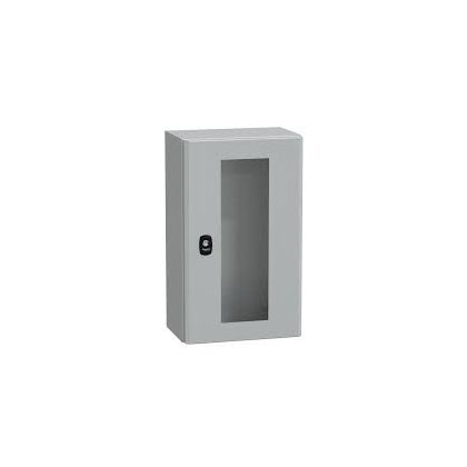   SCHNEIDER NSYS3D5320T S3D elosztószekrény H500xW300xD200 üveg ajtóval