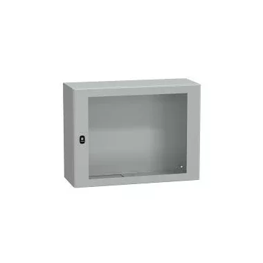 SCHNEIDER NSYS3D6830T S3D elosztószekrény H600xW800xD300 üveg ajtóval