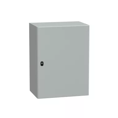 SCHNEIDER NSYS3D8640P S3D elosztószekrény H800xW600xD400 szerelőlappal