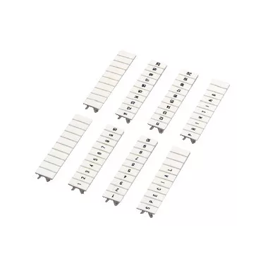 SCHNEIDER NSYTRAB51100 Pattintható jelölő, 10 karakteres (1-100-ig), 5 mm széles, fehér