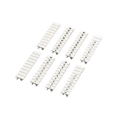 SCHNEIDER NSYTRAB560 Pattintható jelölő, 10 karakteres (51-60-ig), 5 mm széles, fehér