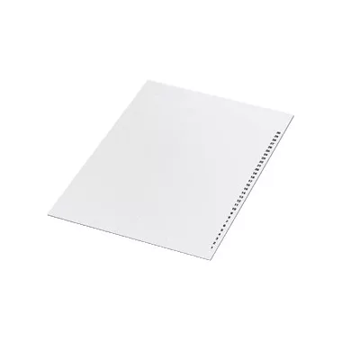 SCHNEIDER NSYTRABCP2 Jelölőlap A4 488 karakterrel, 15x4 mm sárga