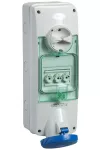 SCHNEIDER PKB63R523 UNIKA Falra szerelhető, reteszelhető aljzat, 2P+F, 6h, 63A, 250V, IP65, olvadóbiztosítós SCHNEIDER PKB63R523 UNIKA Falra szerelhető, reteszelhető aljzat, 2P+F, 6h, 63A, 250V, IP65, olvadóbiztosítós