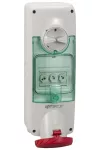 SCHNEIDER PKB63R534 UNIKA Falra szerelhető, reteszelhető aljzat, 3P+F, 6h, 63A, 415V, IP65, olvadóbiztosítós