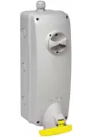 SCHNEIDER PKB63T515 UNIKA Panelre szerelhető, reteszelhető aljzat, 3P+N+F, 4h, 63A, 130V, IP65, védelem nélkül