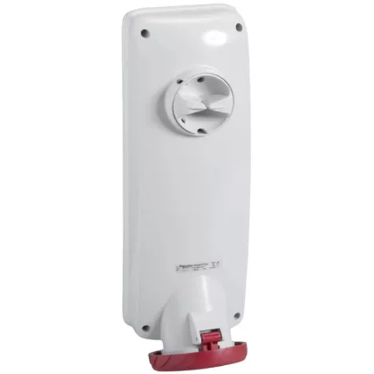   SCHNEIDER PKB63T534 UNIKA Panelre szerelhető, reteszelhető aljzat, 3P+F, 6h, 63A, 415V, IP65, védelem nélkül