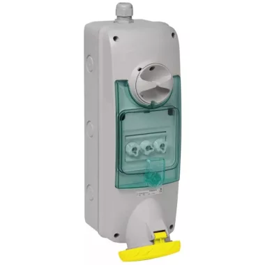 SCHNEIDER PKB63U515 UNIKA Panelre szerelhető, reteszelhető aljzat, 3P+N+F, 4h, 63A, 130V, IP65, DIN sínnel SCHNEIDER PKB63U515 UNIKA Panelre szerelhető, reteszelhető aljzat, 3P+N+F, 4h, 63A, 130V, IP65, DIN sínnel