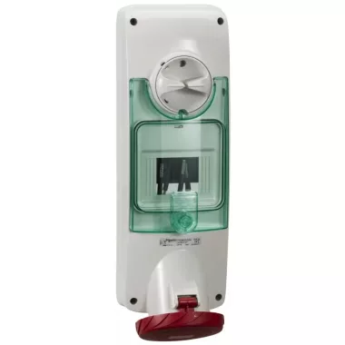 SCHNEIDER PKB63U534 UNIKA Panelre szerelhető, reteszelhető aljzat, 3P+F, 6h, 63A, 415V, IP65, DIN sínnel SCHNEIDER PKB63U534 UNIKA Panelre szerelhető, reteszelhető aljzat, 3P+F, 6h, 63A, 415V, IP65, DIN sínnel