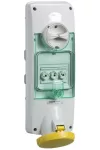 SCHNEIDER PKB63V515 UNIKA Panelre szerelhető, reteszelhető aljzat, 3P+N+F, 4h, 63A, 130V, IP65, olvadóbiztosítós SCHNEIDER PKB63V515 UNIKA Panelre szerelhető, reteszelhető aljzat, 3P+N+F, 4h, 63A, 130V, IP65, olvadóbiztosítós