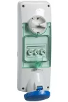 SCHNEIDER PKB63V524 UNIKA Panelre szerelhető, reteszelhető aljzat, 3P+F, 9h, 63A, 250V, IP65, olvadóbiztosítós SCHNEIDER PKB63V524 UNIKA Panelre szerelhető, reteszelhető aljzat, 3P+F, 9h, 63A, 250V, IP65, olvadóbiztosítós