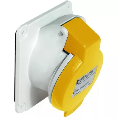 SCHNEIDER PKF16F414 PRATIKA Panelre szerelhető döntött aljzat, 3P+F, 4h, 16A, 130V, IP44, csavaros SCHNEIDER PKF16F414 PRATIKA Panelre szerelhető döntött aljzat, 3P+F, 4h, 16A, 130V, IP44, csavaros