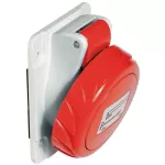   SCHNEIDER PKF16F734 PRATIKA Priză înclinata montată pe panou, 3P + F, 6h, 16A, 415V, IP67, șurub