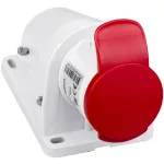   SCHNEIDER PKF16W433 PRATIKA Priză montată pe perete, 2P + F, 9h, 16A, 415V, IP44, șurub