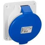   SCHNEIDER PKF32F425 PRATIKA Panelre szerelhető döntött aljzat, 3P+N+F, 9h, 32A, 250V, IP44, csavaros