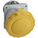   SCHNEIDER PKF32F713 PRATIKA Panelre szerelhető döntött aljzat, 2P+F, 4h, 32A, 130V, IP67, csavaros