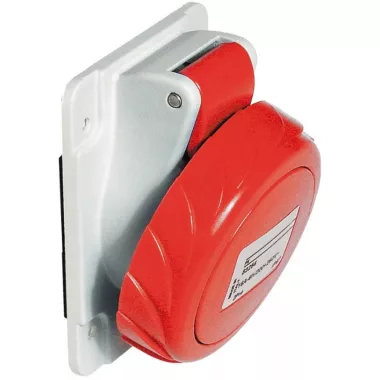 SCHNEIDER PKF32F733 PRATIKA Panelre szerelhető döntött aljzat, 2P+F, 9h, 32A, 415V, IP67, csavaros SCHNEIDER PKF32F733 PRATIKA Panelre szerelhető döntött aljzat, 2P+F, 9h, 32A, 415V, IP67, csavaros