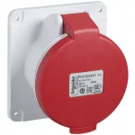   SCHNEIDER PKF32G433 PRATIKA Panelre szerelhető egyenes aljzat, 2P+F, 9h, 32A, 415V, IP44, csavaros