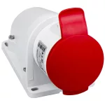   SCHNEIDER PKF32W435 PRATIKA Priză montat pe perete, 3P + N + F, 6h, 32A, 415V, IP44, șurub