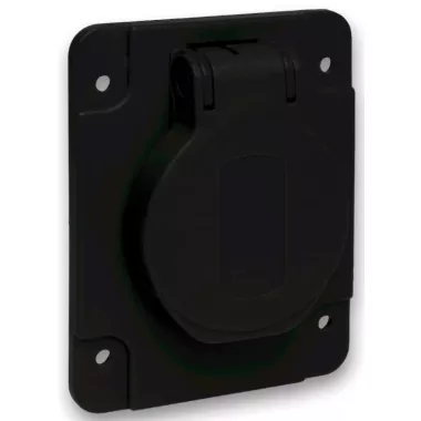 SCHNEIDER PKN61N PRATIKA Háztartási aljzat, 2P+F, 65x85, hátsó meghúzással, fekete, IP54, francia SCHNEIDER PKN61N PRATIKA Háztartási aljzat, 2P+F, 65x85, hátsó meghúzással, fekete, IP54, francia