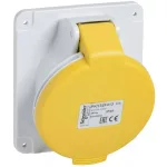   SCHNEIDER PKY16F413 PRATIKA Panelre szerelhető döntött aljzat, 2P+F, 4h, 16A, 130V, IP44, gyorscsatlakozás