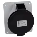   SCHNEIDER PKY16F444 PRATIKA Panelre szerelhető döntött aljzat, 3P+F, 7h, 16A, 500V, IP44, gyorscsatlakozás