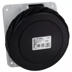   SCHNEIDER PKY16F745 PRATIKA Panelre szerelhető döntött aljzat, 3P+N+F, 7h, 16A, 500V, IP67, gyorscsatlakozás