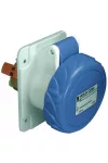 SCHNEIDER PKY16G725 PRATIKA Panelre szerelhető egyenes aljzat, 3P+N+F, 9h, 16A, 250V, IP67, gyorscsatlakozás