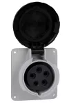 SCHNEIDER PKY16G744 PRATIKA Panelre szerelhető egyenes aljzat, 3P+F, 7h, 16A, 500V, IP67, gyorscsatlakozás SCHNEIDER PKY16G744 PRATIKA Panelre szerelhető egyenes aljzat, 3P+F, 7h, 16A, 500V, IP67, gyorscsatlakozás