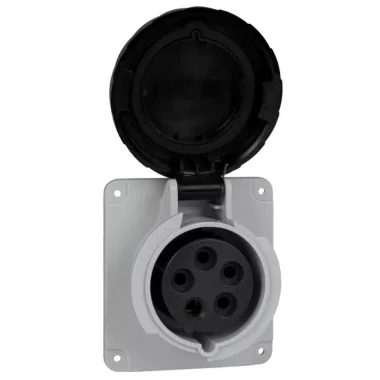 SCHNEIDER PKY16G745 PRATIKA Panelre szerelhető egyenes aljzat, 3P+N+F, 7h, 16A, 500V, IP67, gyorscsatlakozás SCHNEIDER PKY16G745 PRATIKA Panelre szerelhető egyenes aljzat, 3P+N+F, 7h, 16A, 500V, IP67, gyorscsatlakozás