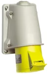 SCHNEIDER PKY16W413 PRATIKA Falra szerelhető aljzat, 2P+F, 4h, 16A, 130V, IP44, gyorscsatlakozás SCHNEIDER PKY16W413 PRATIKA Falra szerelhető aljzat, 2P+F, 4h, 16A, 130V, IP44, gyorscsatlakozás