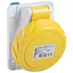   SCHNEIDER PKY32F714 PRATIKA Priză înclinată montată pe panou, 3P + F, 4h, 32A, 130V, IP67, conexiune rapidă
