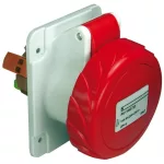   SCHNEIDER PKY32F733 PRATIKA Panelre szerelhető döntött aljzat, 2P+F, 9h, 32A, 415V, IP67, gyorscsatlakozás