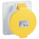   SCHNEIDER PKY32G414 PRATIKA Priză dreaptă montată pe panou, 3P + F, 4h, 32A, 130V, IP44, conexiune rapidă