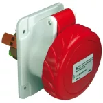   SCHNEIDER PKY32G735 PRATIKA Priză dreaptă montată pe panou, 3P + N + F, 6h, 32A, 415V, IP67, conexiune rapidă