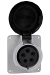 SCHNEIDER PKY32G744 PRATIKA Panelre szerelhető egyenes aljzat, 3P+F, 7h, 32A, 500V, IP67, gyorscsatlakozás SCHNEIDER PKY32G744 PRATIKA Panelre szerelhető egyenes aljzat, 3P+F, 7h, 32A, 500V, IP67, gyorscsatlakozás
