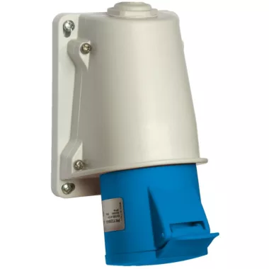 SCHNEIDER PKY32W423 PRATIKA Falra szerelhető aljzat, 2P+F, 6h, 32A, 250V, IP44, gyorscsatlakozás