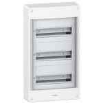   SCHNEIDER PRA20313 PRAGMA Kiselosztó, falon kívüli, 3x13 modul, PEN sín, fehér