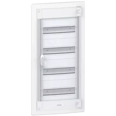 SCHNEIDER PRA25118 PRAGMA Kiselosztó, süllyesztett, 1x18 modul, PEN sín, fehér SCHNEIDER PRA25118 PRAGMA Kiselosztó, süllyesztett, 1x18 modul, PEN sín, fehér