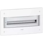   SCHNEIDER PRA25124 PRAGMA Kiselosztó, süllyesztett, 1x24 modul, PEN sín, fehér