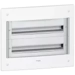   SCHNEIDER PRA25224 PRAGMA Kiselosztó, süllyesztett, 2x24 modul, PEN sín, fehér
