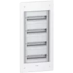   SCHNEIDER PRA25413 PRAGMA Kiselosztó, süllyesztett, 4x13 modul, PEN sín, fehér