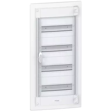 Tablou electric incastrat SCHNEIDER PRA25418 Modul PRAGMA 4x18, șină PEN, alb