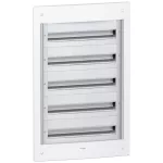   SCHNEIDER PRA25524 PRAGMA Kiselosztó, süllyesztett, 5x24 modul, PEN sín, fehér