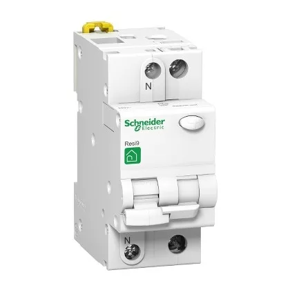   SCHNEIDER R9D31225 RESI9 áramvédős kismegszakító, AC osztály, 1P-N, C, 25A, 30mA