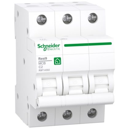 SCHNEIDER R9F14332 RESI9 kismegszakító, 3P, C, 32A